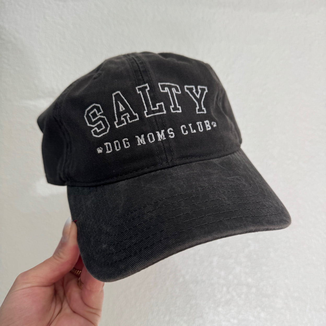 Salty Dog Moms Club Hat in Black