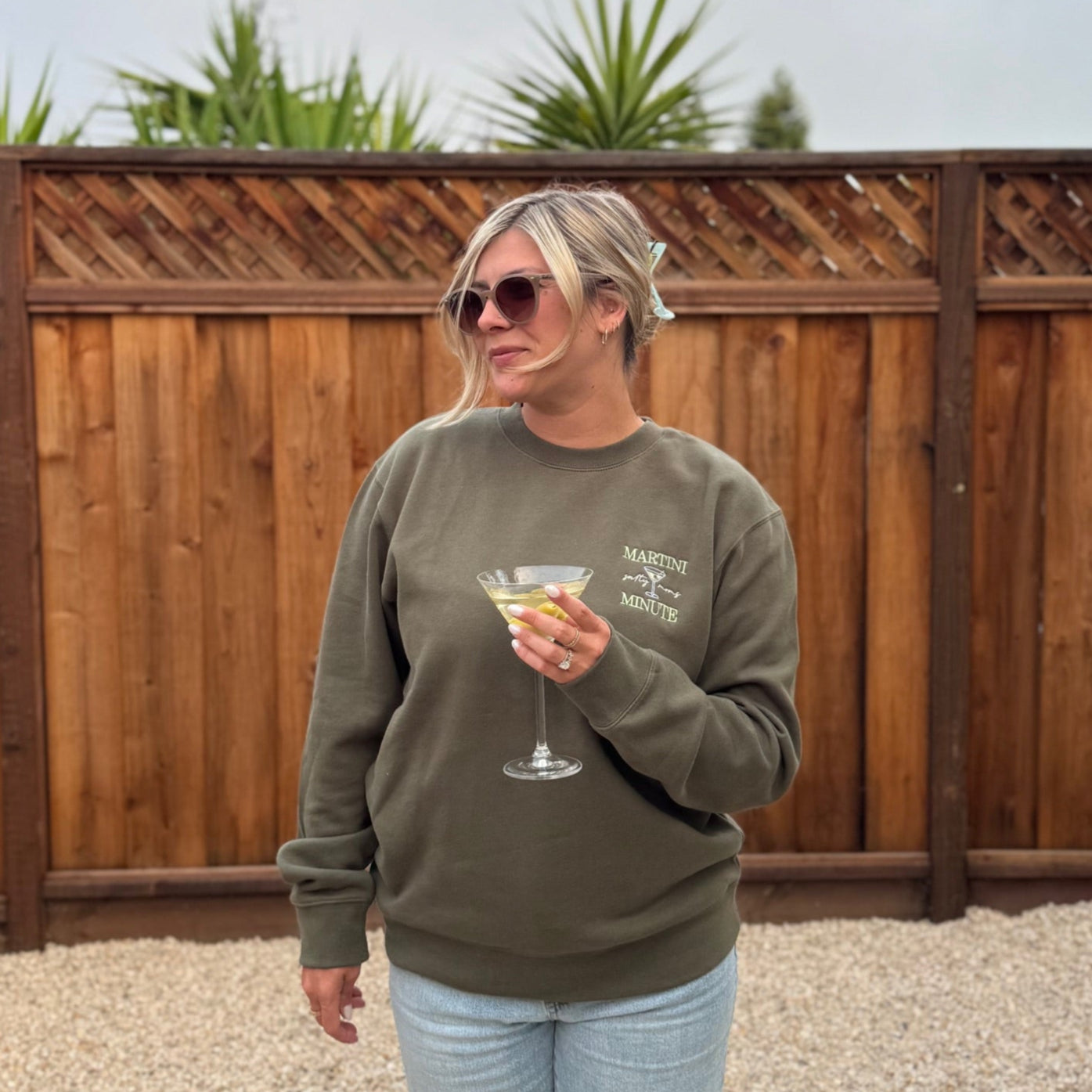 Martini Minute Crewneck