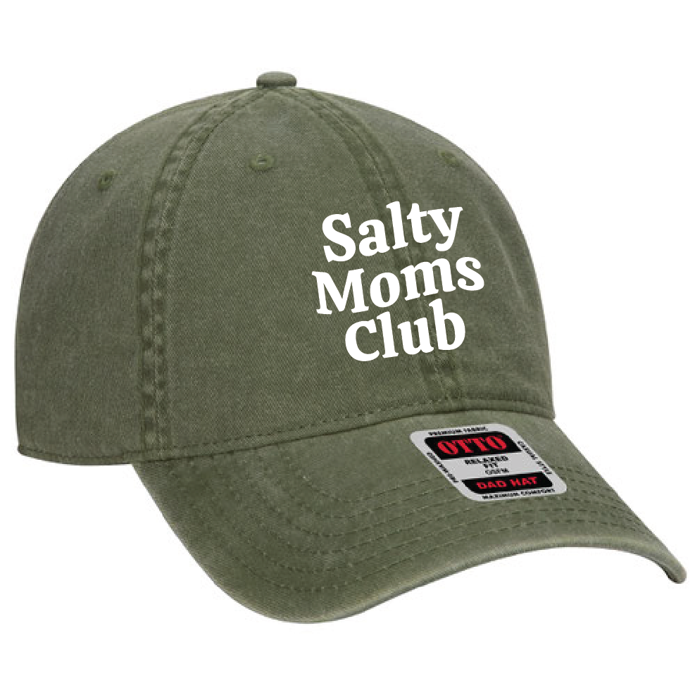 Salty Moms Club Hat in Moss